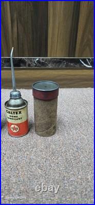 Vintage old rare collectible advertising caltex oil tin Vintage old rare collectible advertising caltex oil tin