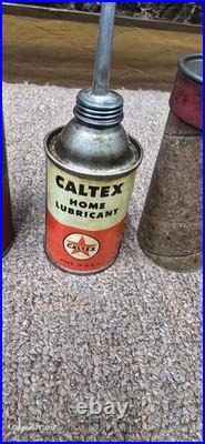 Vintage old rare collectible advertising caltex oil tin Vintage old rare collectible advertising caltex oil tin