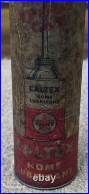 Vintage old rare collectible advertising caltex oil tin Vintage old rare collectible advertising caltex oil tin