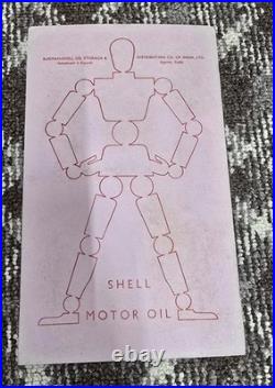 Vintage old rare collectible advertising shell oil paper Vintage old rare collectible advertising shell oil paper