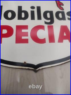 Vintage pegasus advertising Not porcelain mobilgas SPECIAL sign, 30cmx30cm Vintage pegasus advertising Not porcelain mobilgas SPECIAL sign, 30cmx30cm