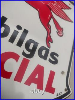 Vintage pegasus advertising Not porcelain mobilgas SPECIAL sign, 30cmx30cm Vintage pegasus advertising Not porcelain mobilgas SPECIAL sign, 30cmx30cm