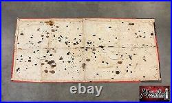 Vtg. 1950's GULF TIRE Banner / Sign Gas & Oil