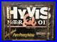 Vtg 1950s HiVis 100% Pennsylvania Motor Oil Double Sided Metal Sign 26 X 20