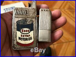 Vtg Esso Motor Oil Extremely Rare Imco Perplex 6800 Torch Lighter Advertising